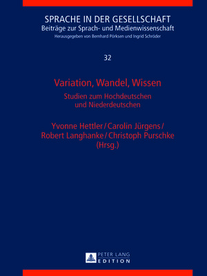 cover image of Variation, Wandel, Wissen